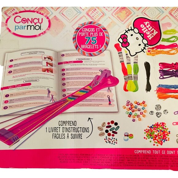 DIY Cord Creations Jewelry Kit For Kids 6+  Multicolor String Bead Set  Over 75 - Picture 2 of 6
